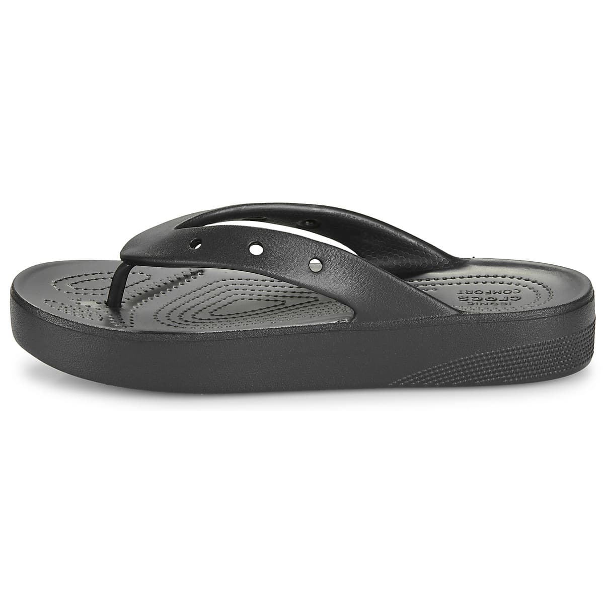 Women's Flip Flops Crocs Black