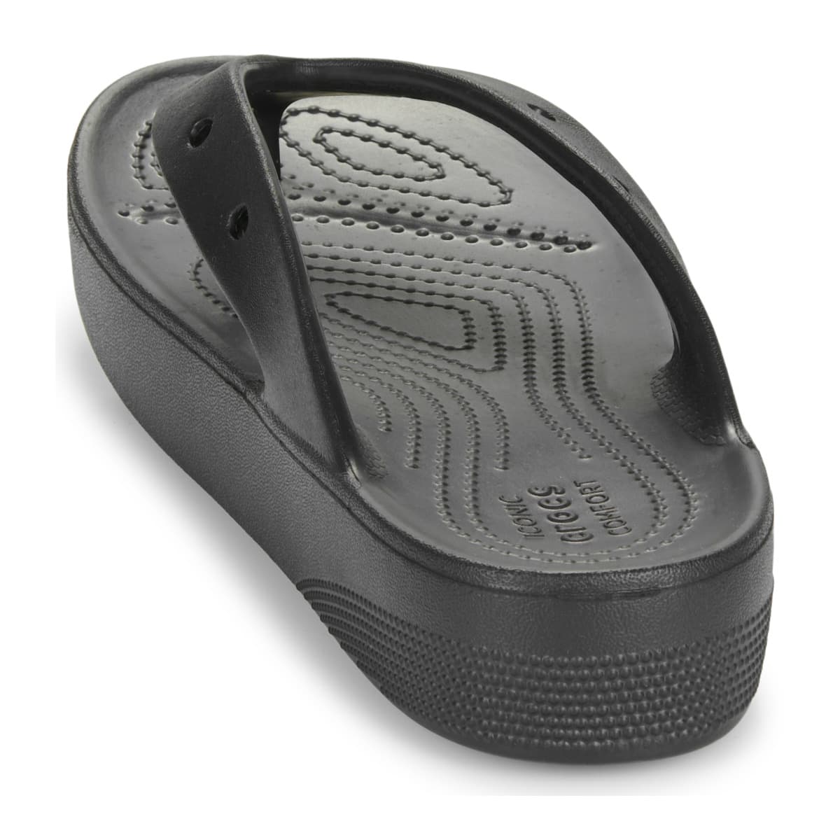 Women's Flip Flops Crocs Black