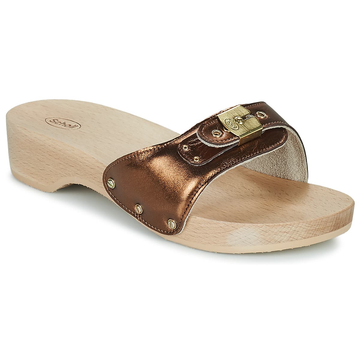 Women's Mules Scholl Gold