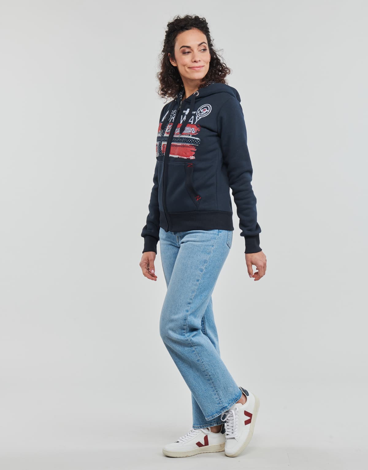 Women's Sweatshirts Geographical Norway Blue