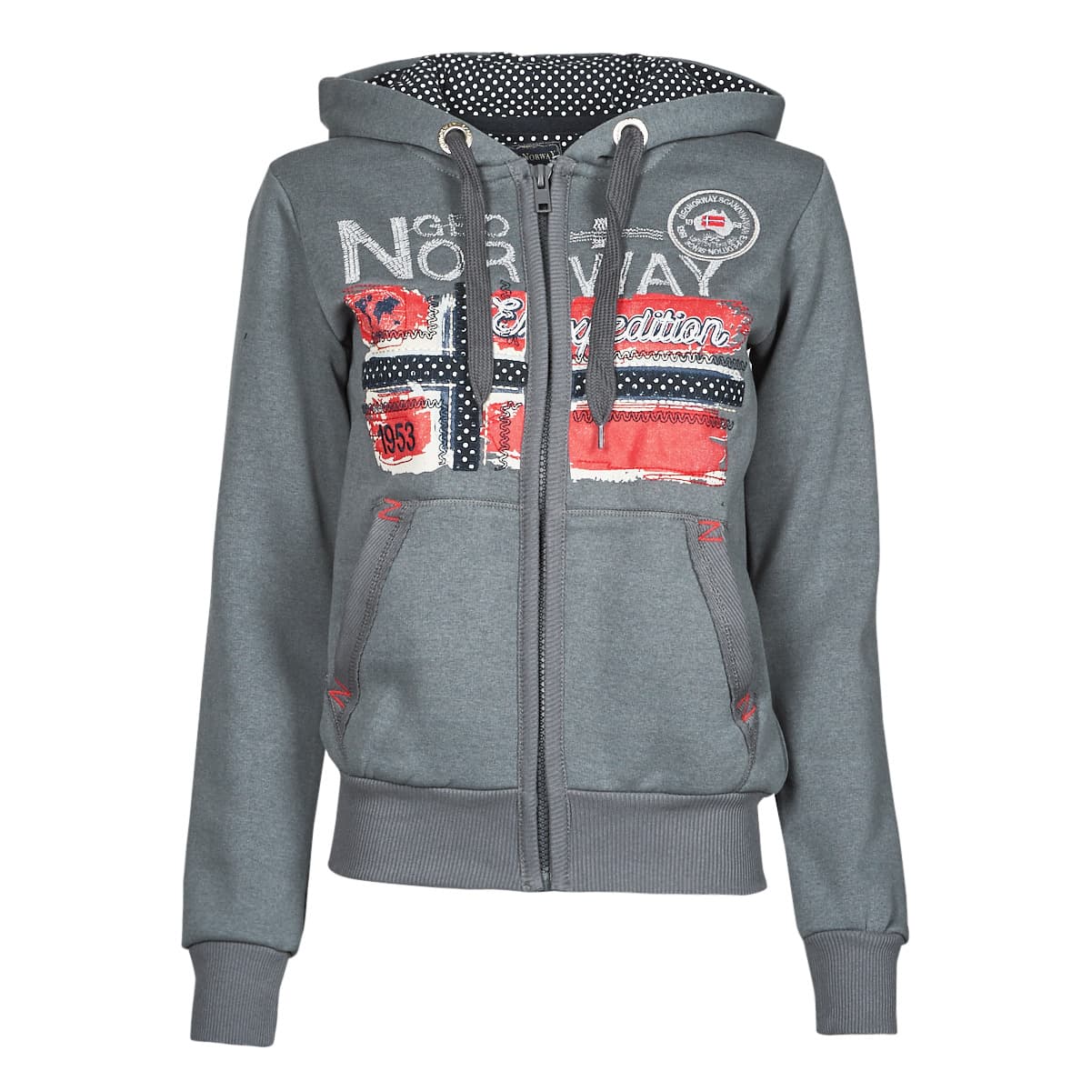 Women's Sweatshirts Geographical Norway Gray
