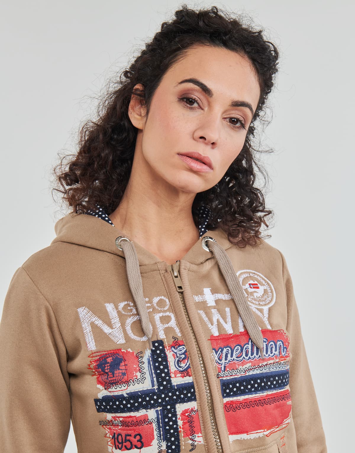 Women's Sweatshirts Geographical Norway Brown