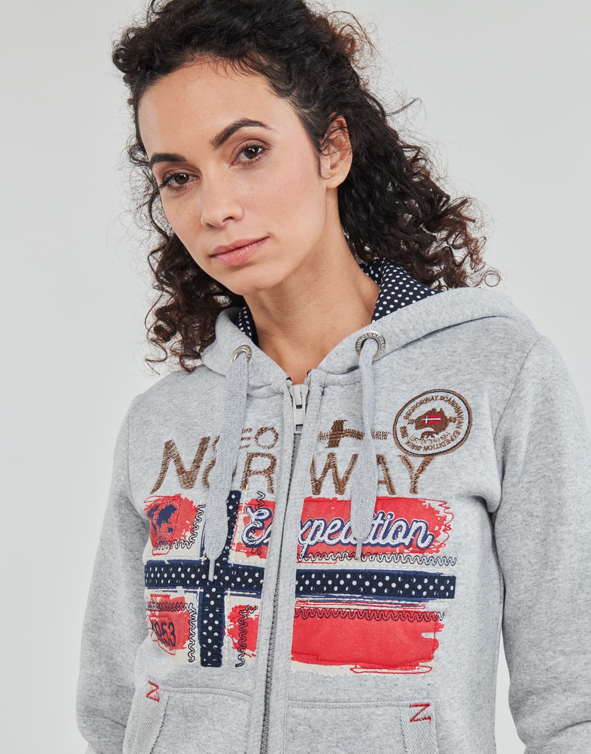 Women's Sweatshirts Geographical Norway Gray