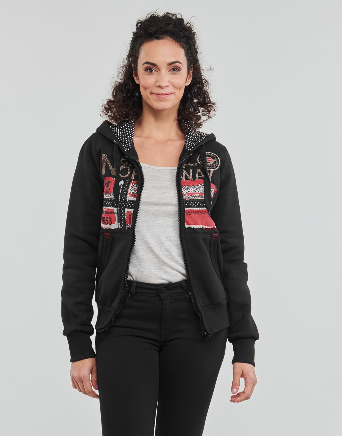 Women's Sweatshirts Geographical Norway Black