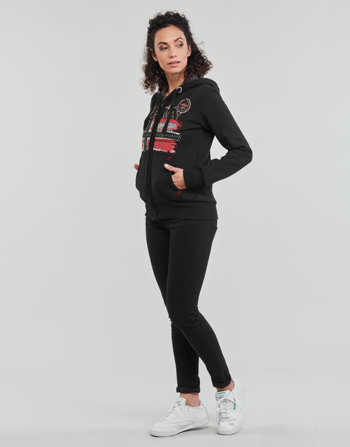 Women's Sweatshirts Geographical Norway Black