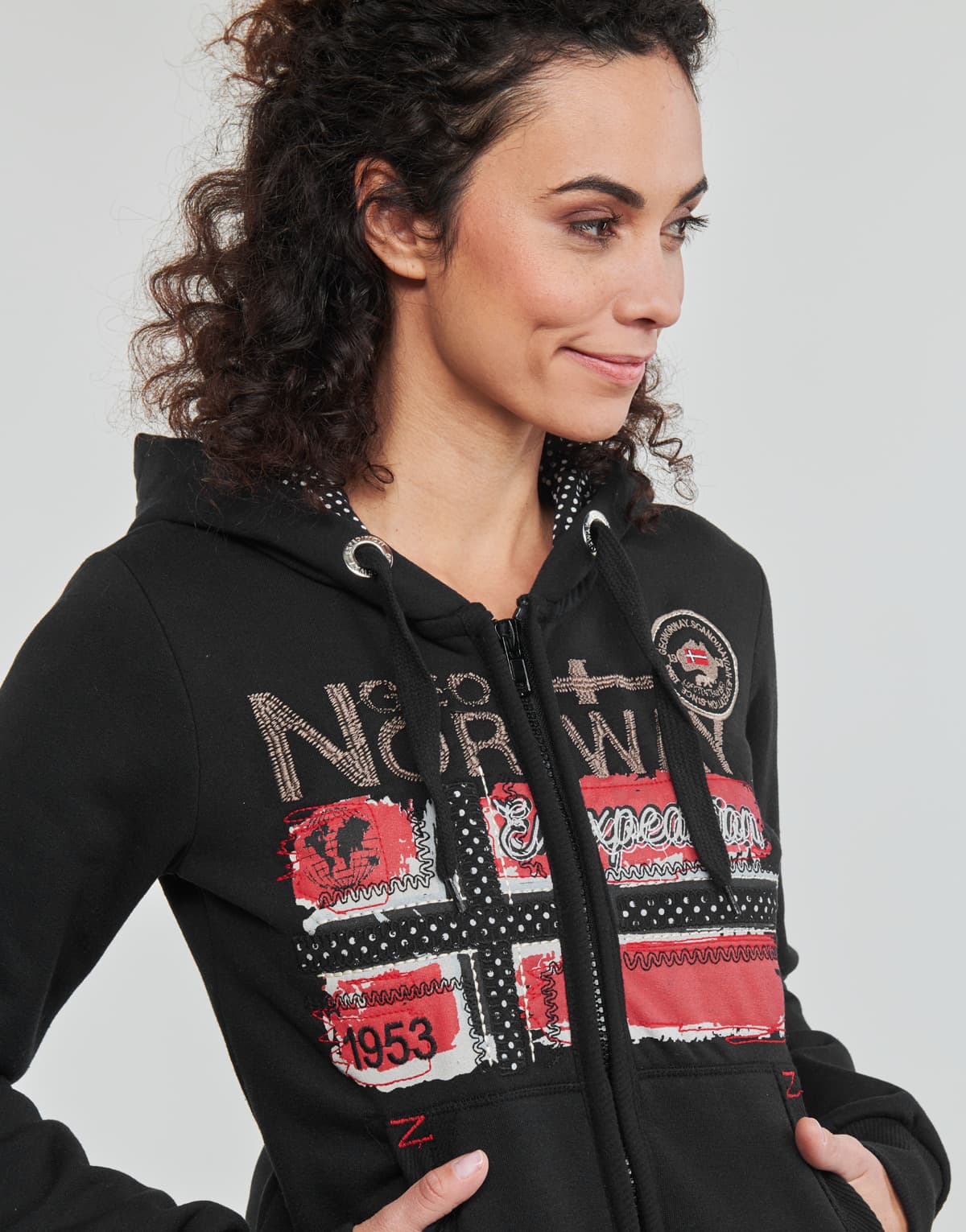 Women's Sweatshirts Geographical Norway Black