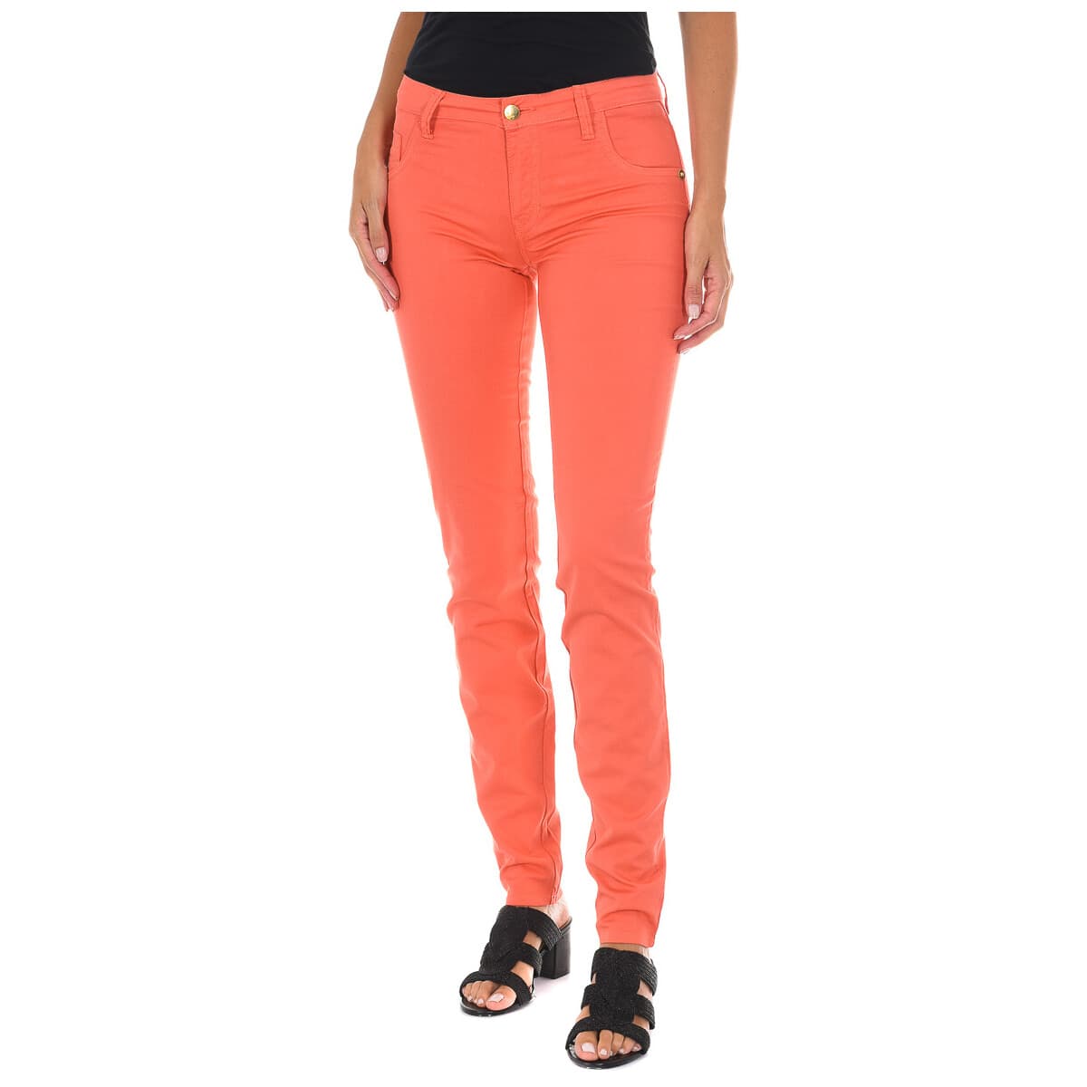 Women's Jeans Met Red