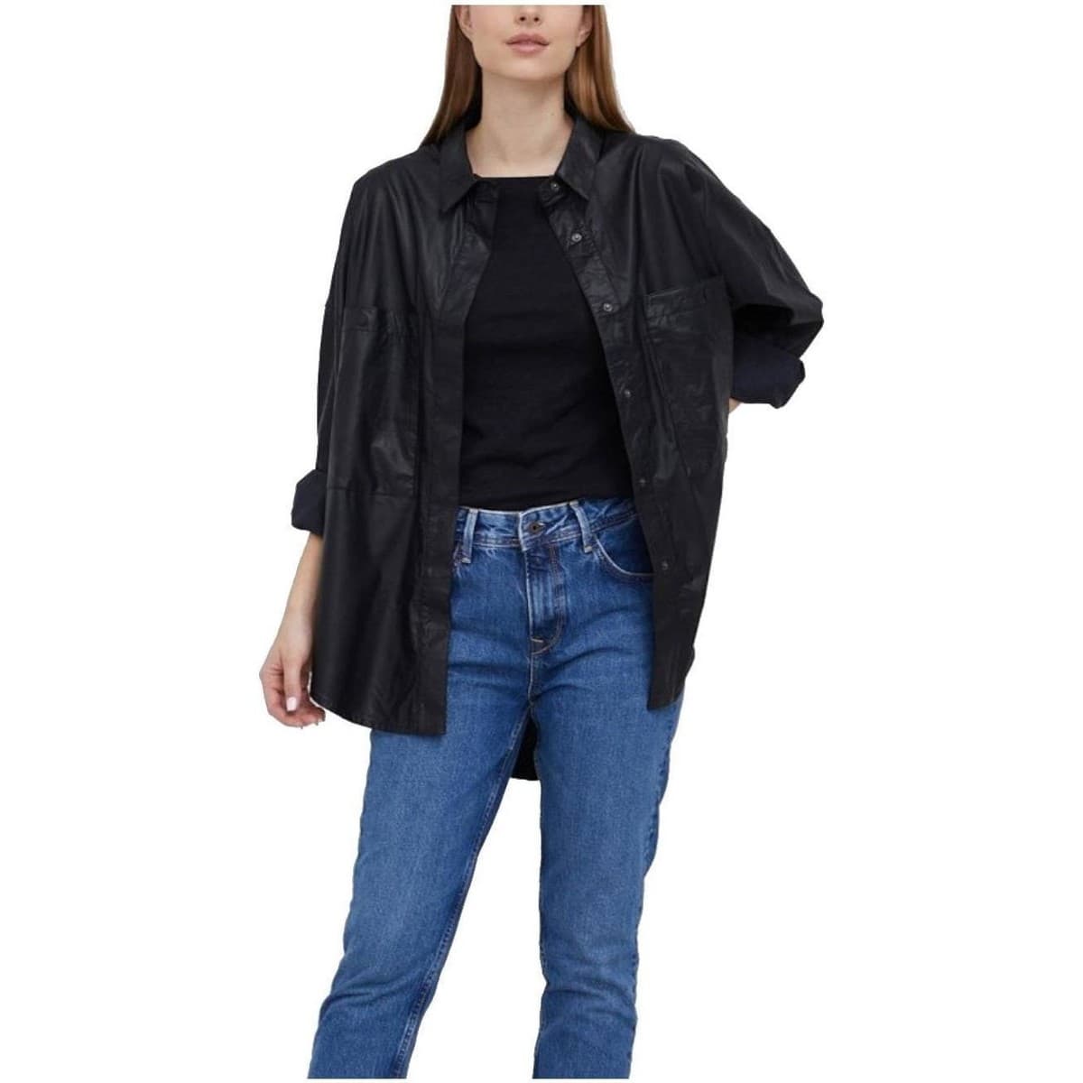 Women's T-Shirts Pepe Jeans Black