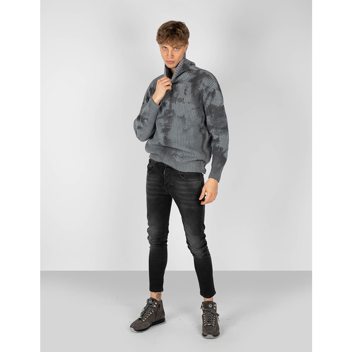 Men's Sweaters Takeshy Kurosawa Gray