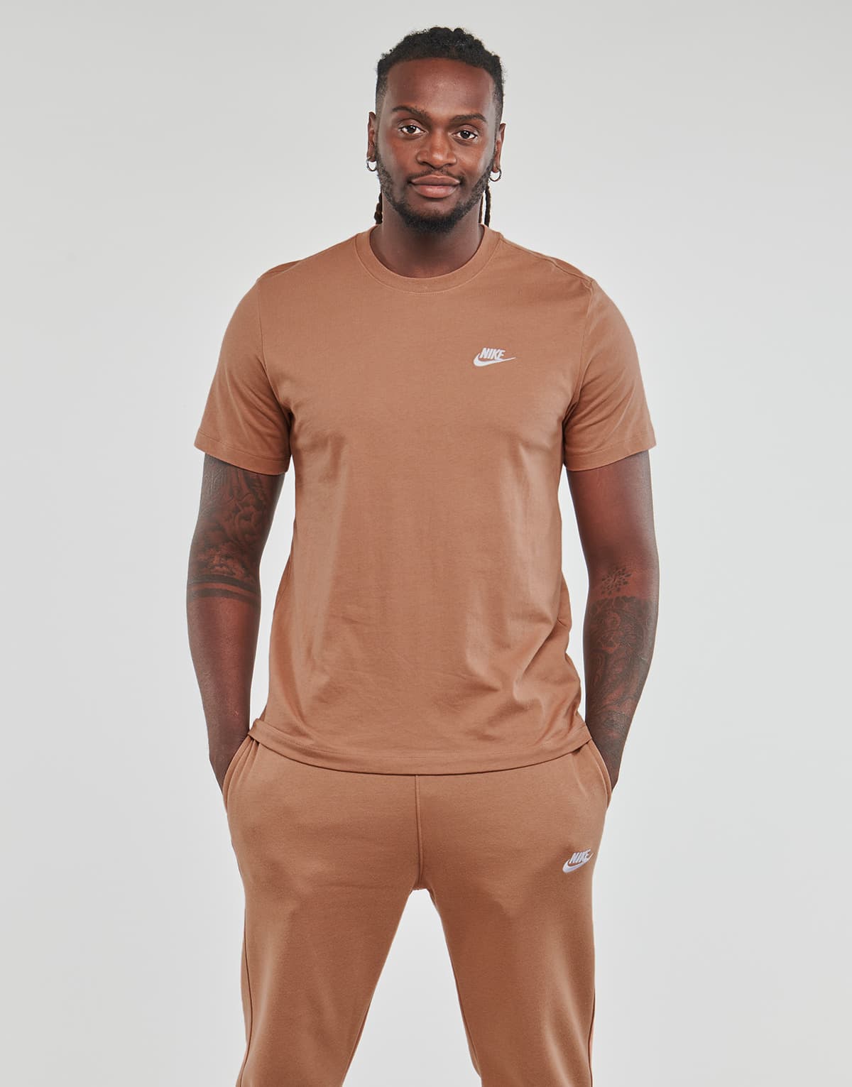 Men's Sports T-Shirts Nike Brown