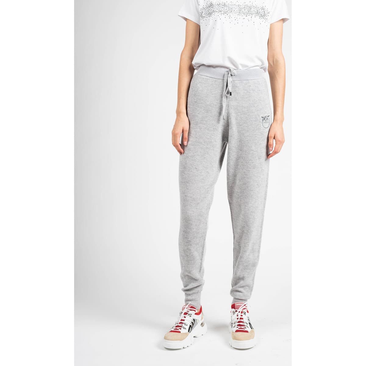 Women's Pants Pinko Gray