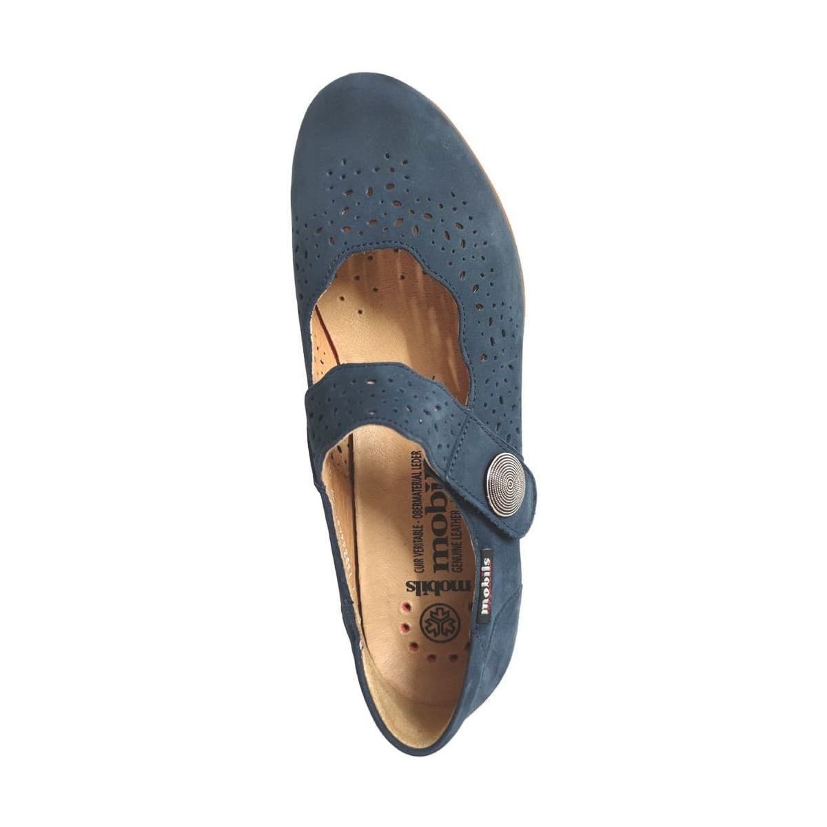 Women's Ballet Flats Mephisto Blue