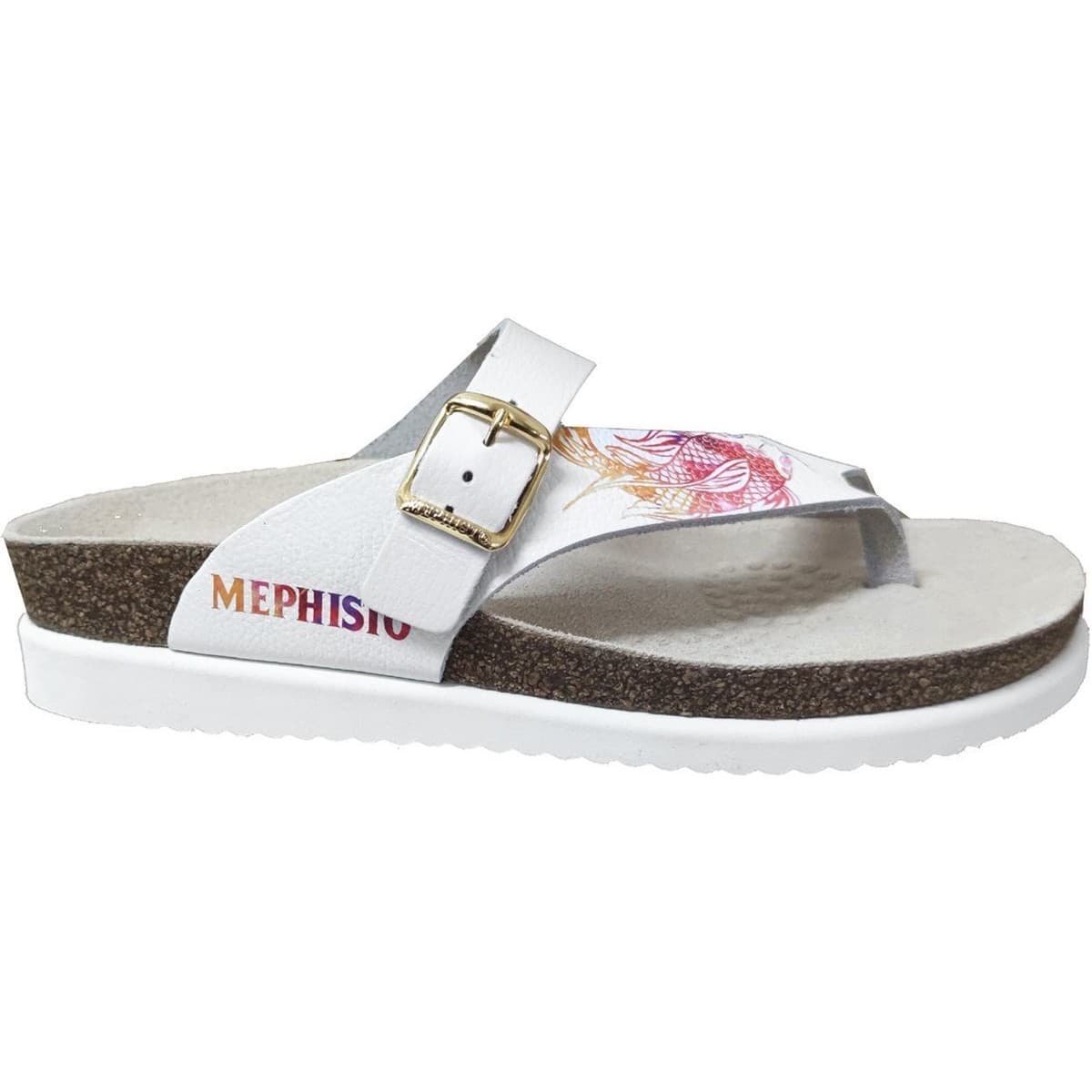 Women's Flip Flops Mephisto White