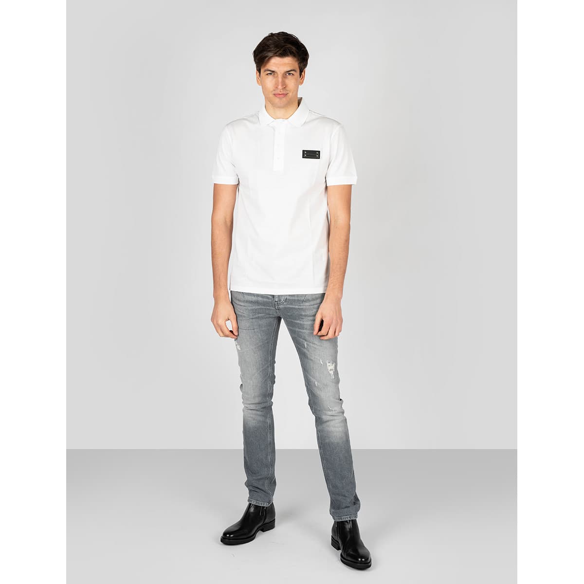 Men's Polo Shirts Les Hommes White