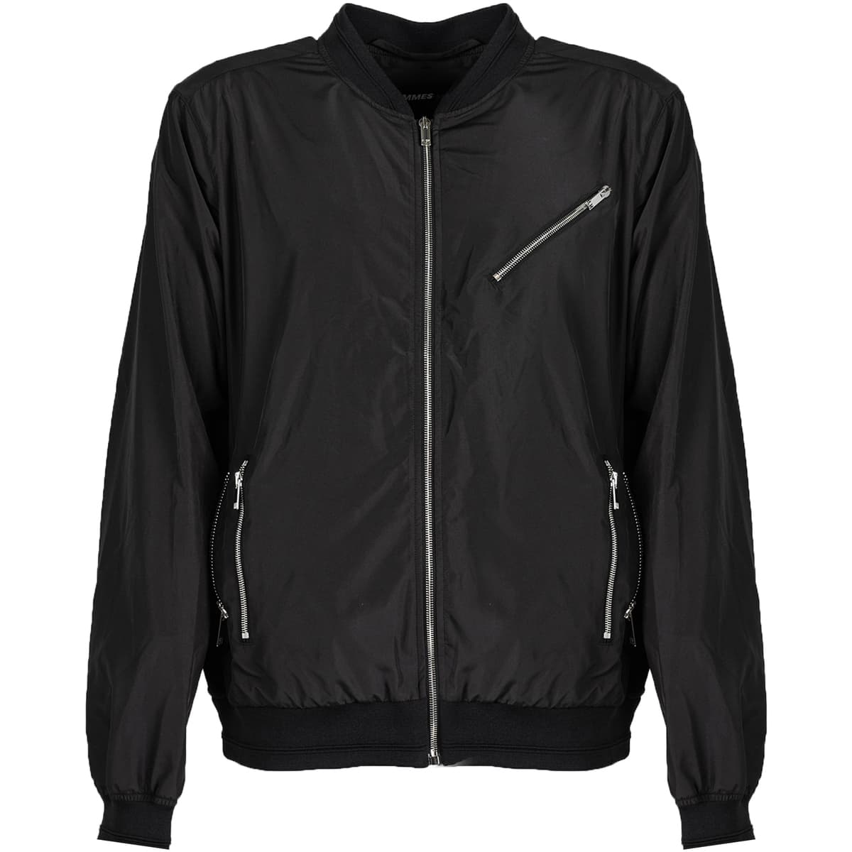 Μπουφάν Les Hommes LKO102 250U | Light Weight Nylon Bomber with Multiple Zips