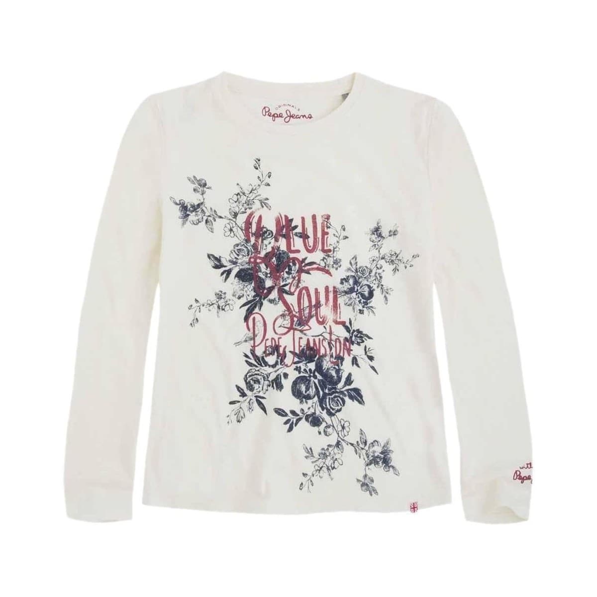 Girls' T-Shirts Pepe Jeans White