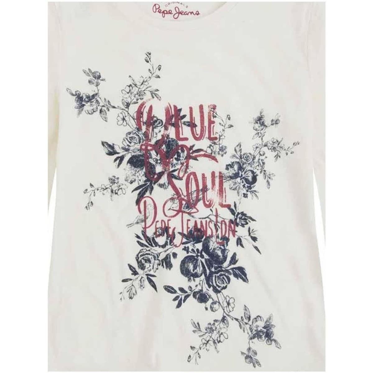 Girls' T-Shirts Pepe Jeans White
