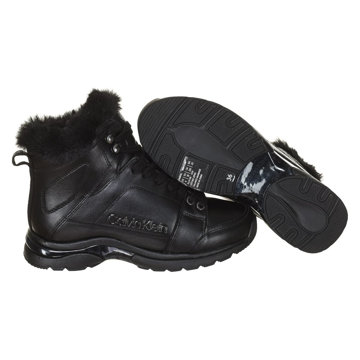 Women's Tennis Shoes Calvin Klein Black