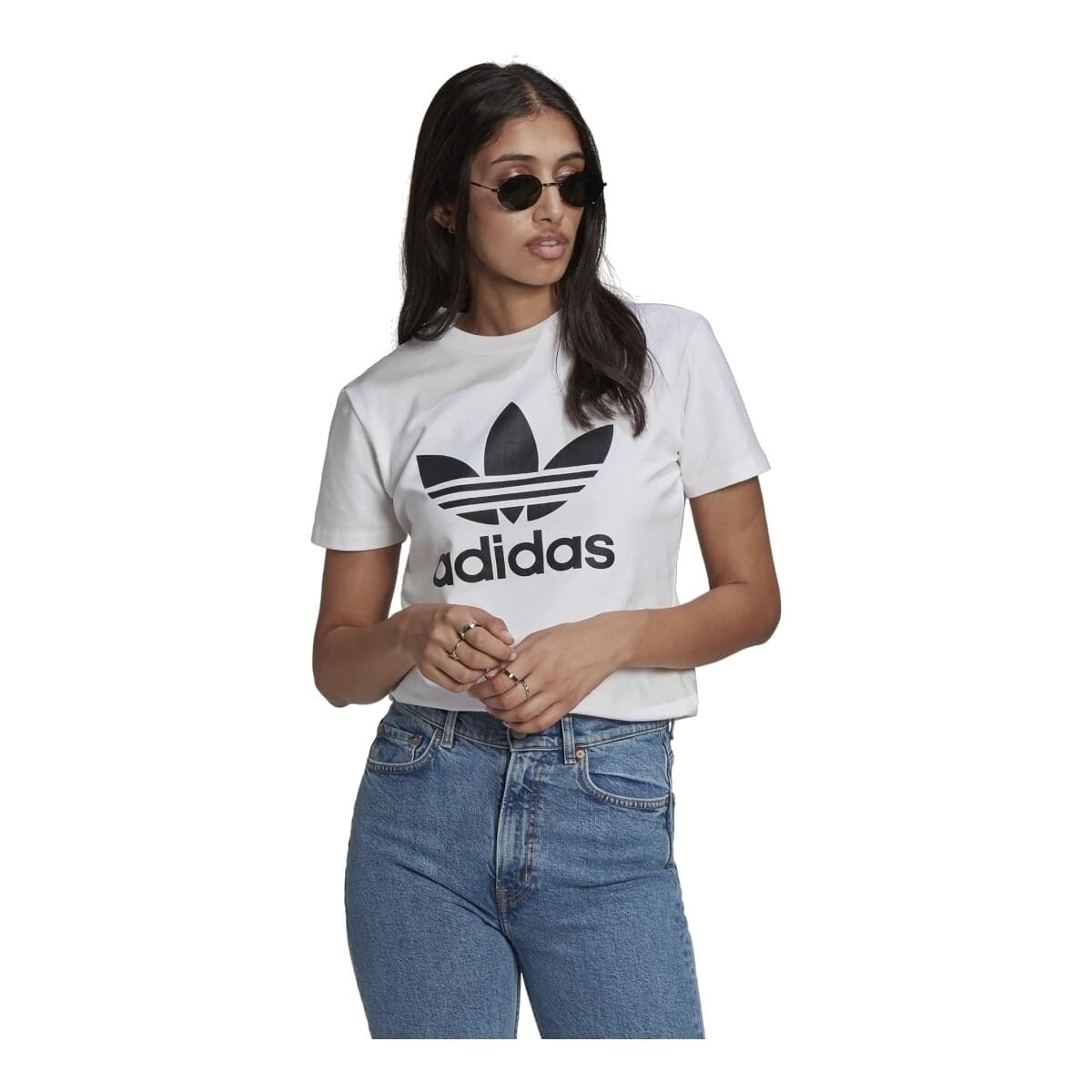Women's T-Shirts adidas White