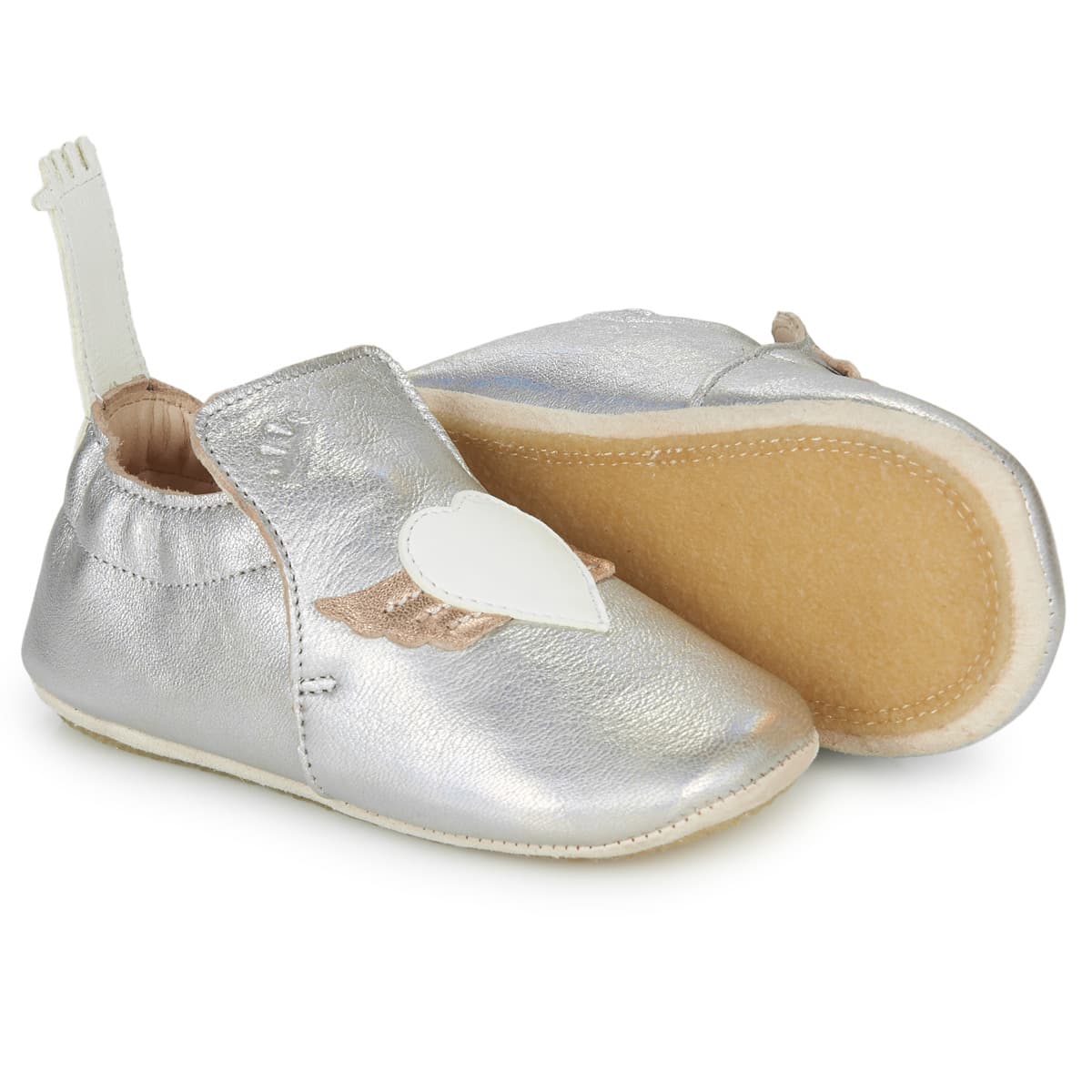 Women's Ballet Flats Easy Peasy Silver