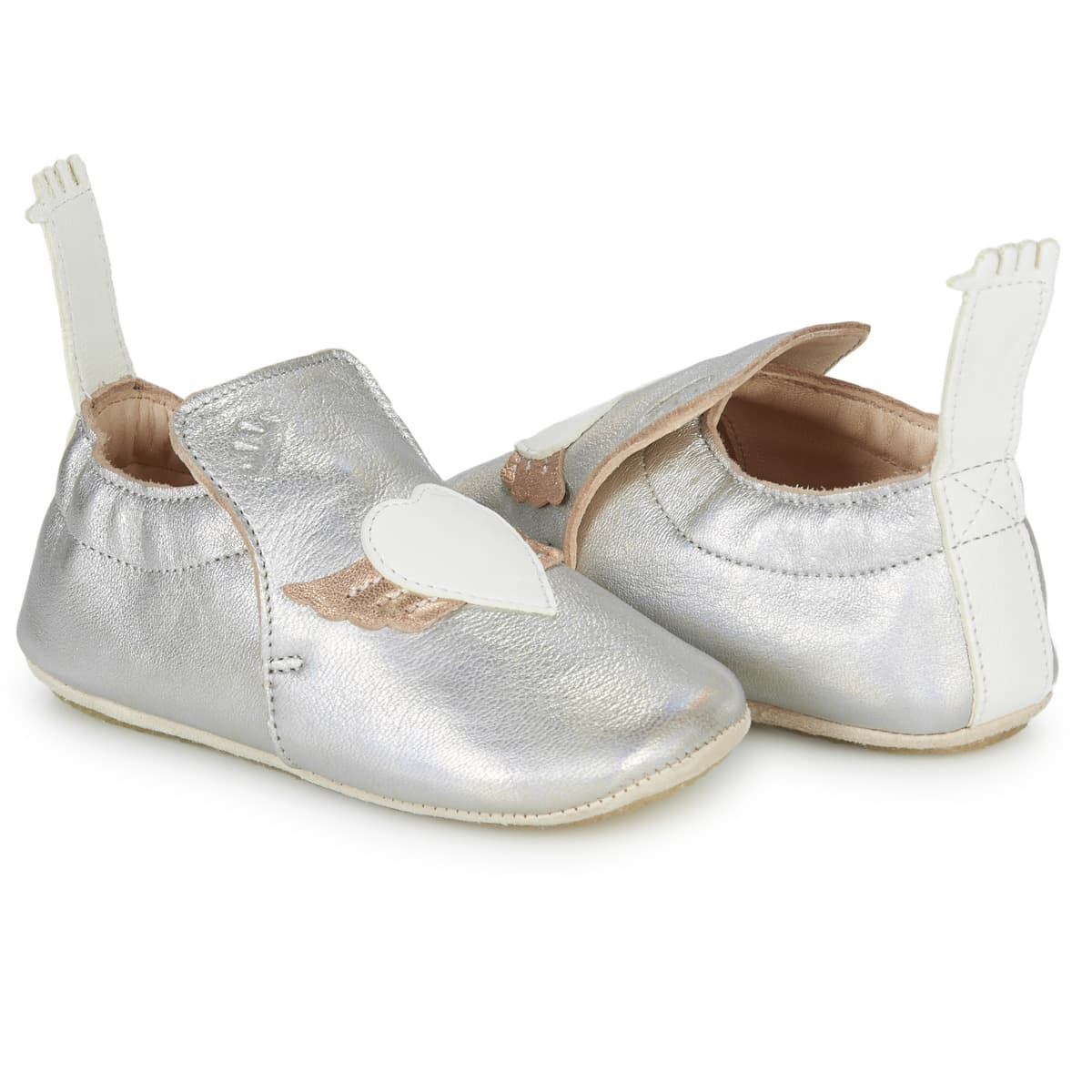 Women's Ballet Flats Easy Peasy Silver