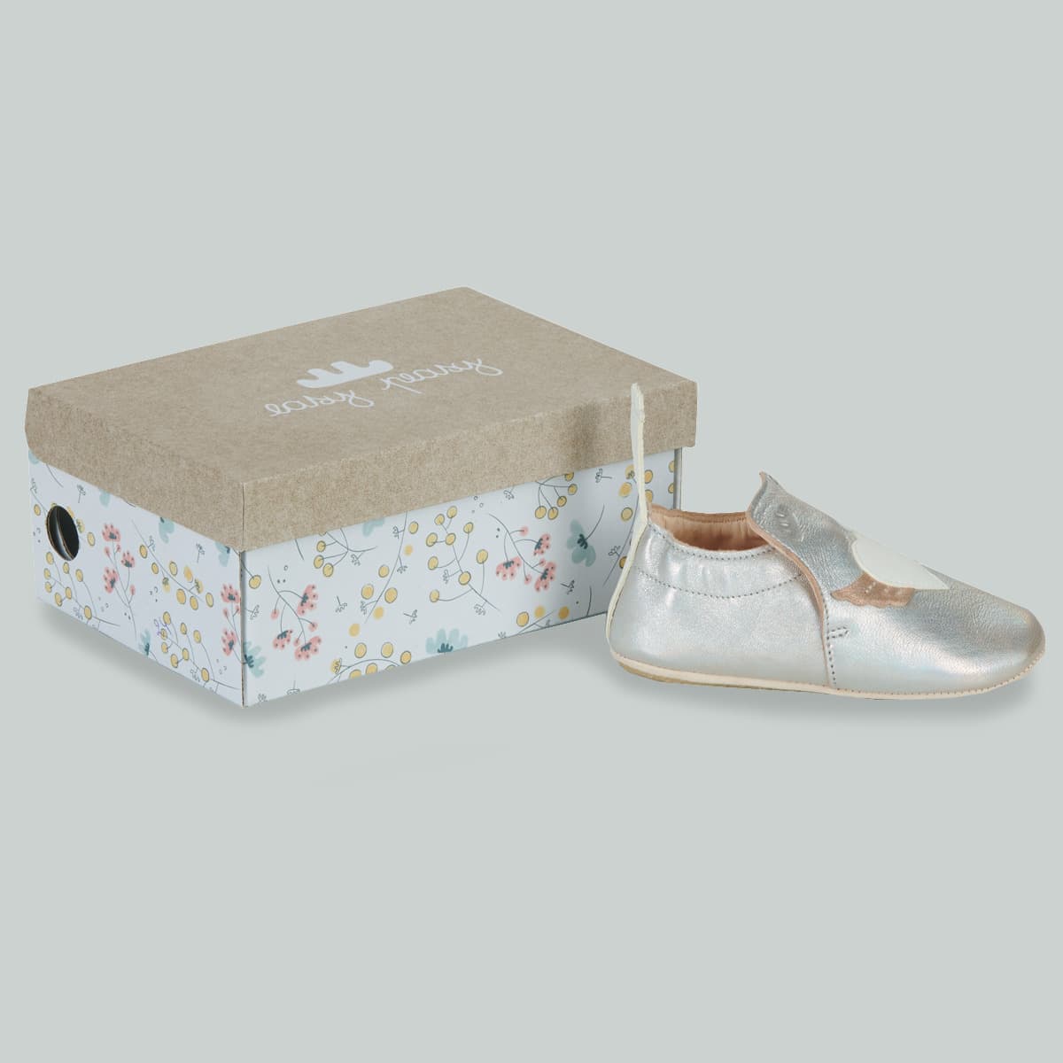 Women's Ballet Flats Easy Peasy Silver