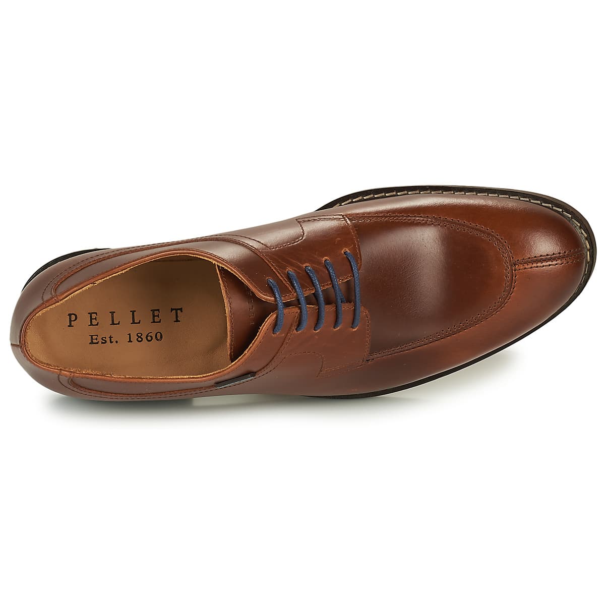 Men's Derby Shoes Pellet Brown