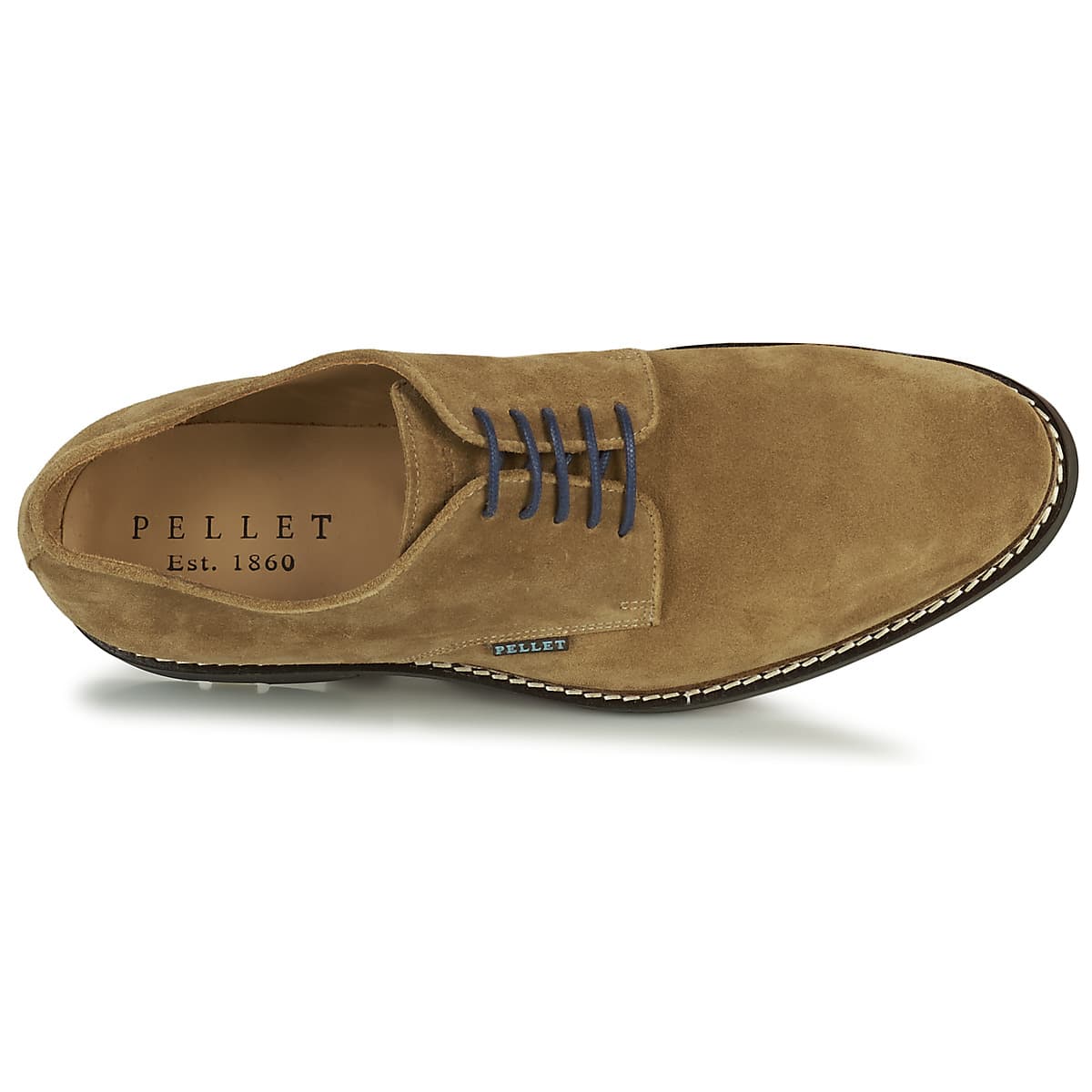Men's Derby Shoes Pellet Beige
