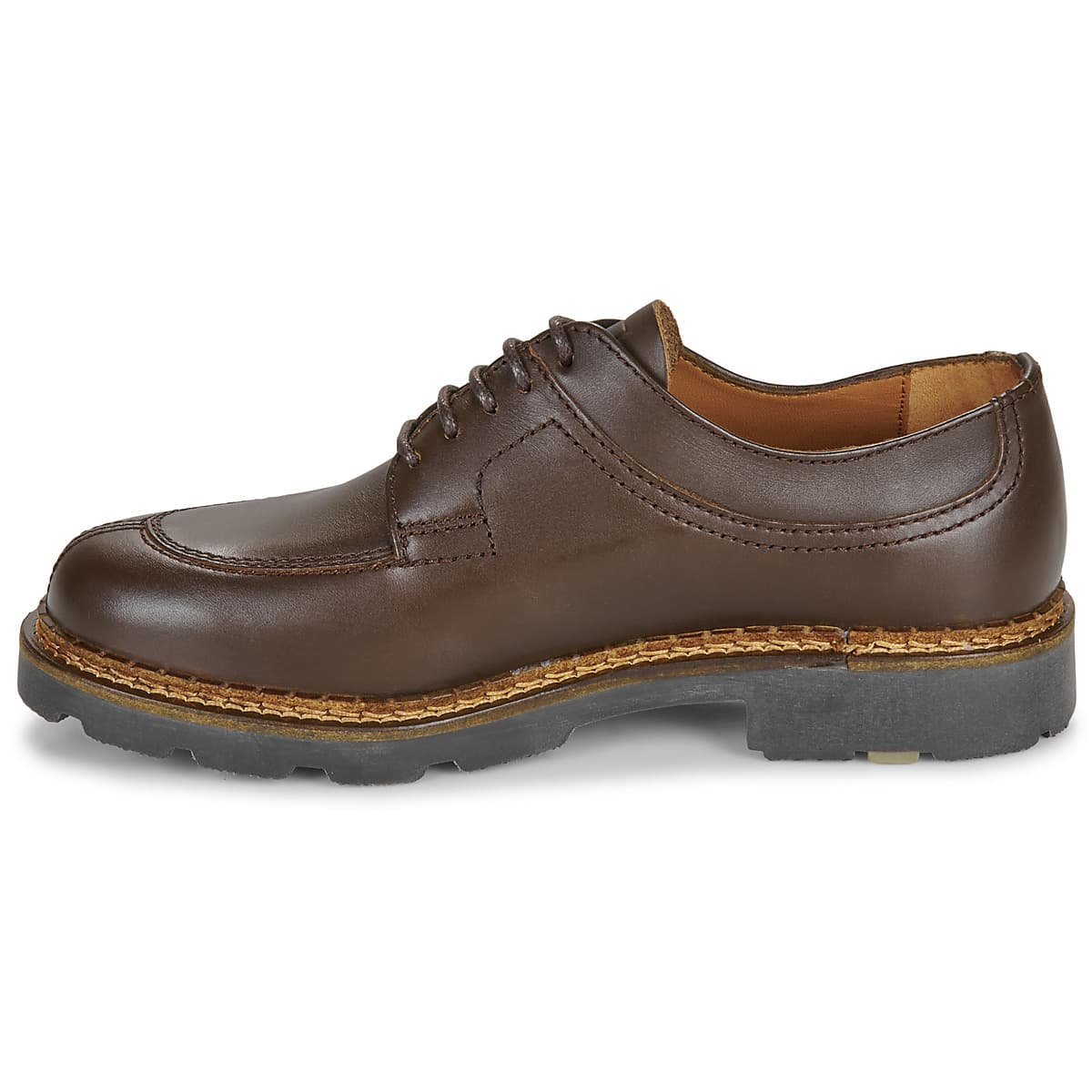 Women's Derby Shoes Pellet Brown