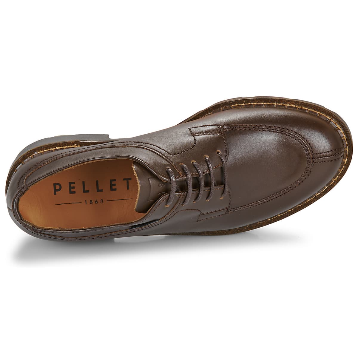 Women's Derby Shoes Pellet Brown