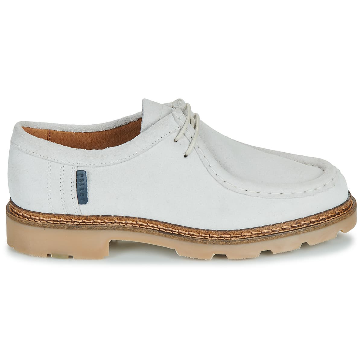 Women's Derby Shoes Pellet White