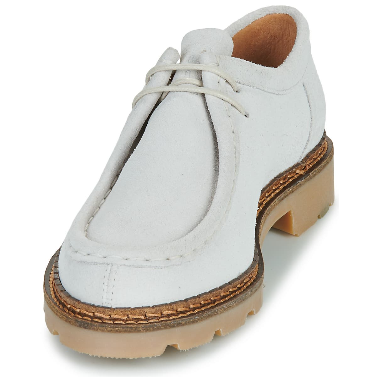 Women's Derby Shoes Pellet White