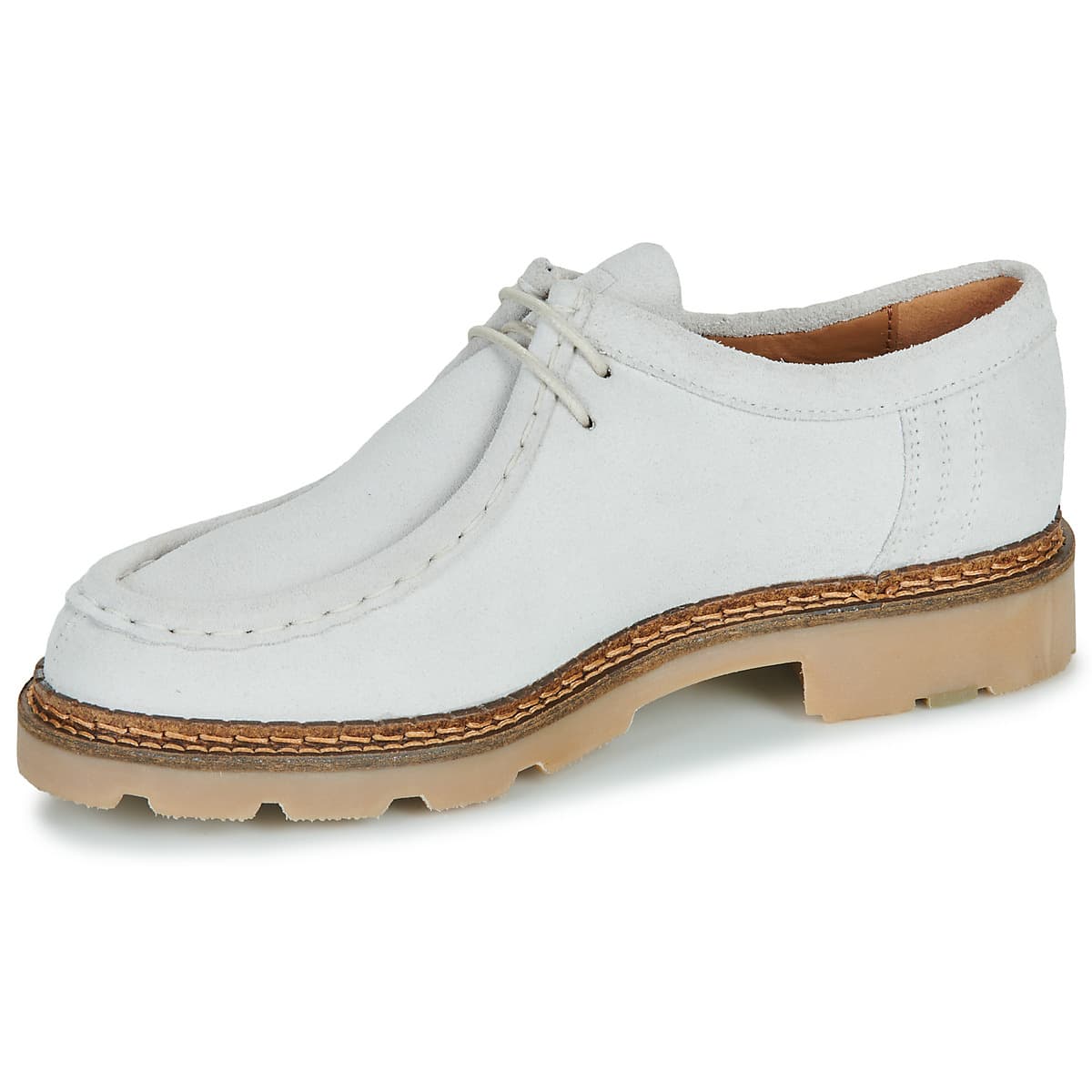 Women's Derby Shoes Pellet White