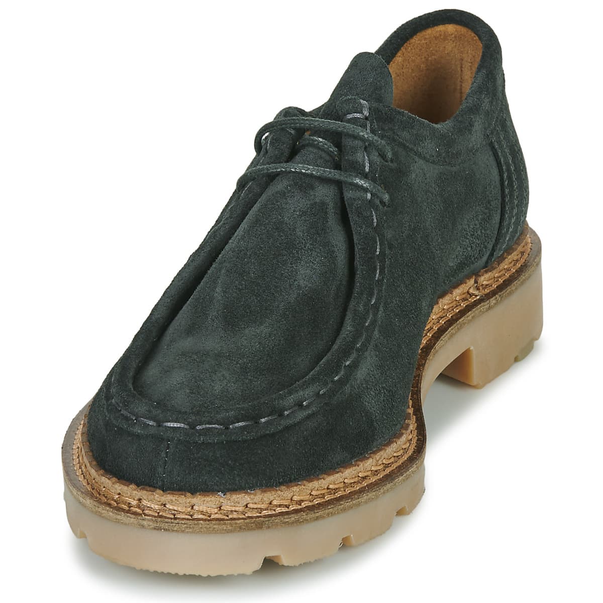 Women's Derby Shoes Pellet Green