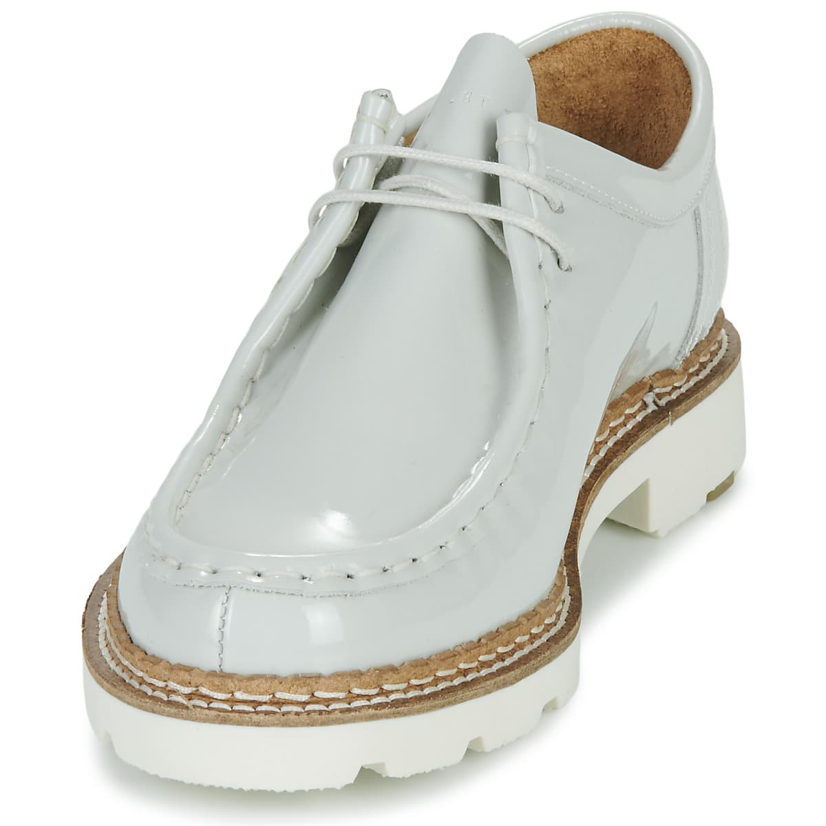 Women's Derby Shoes Pellet White