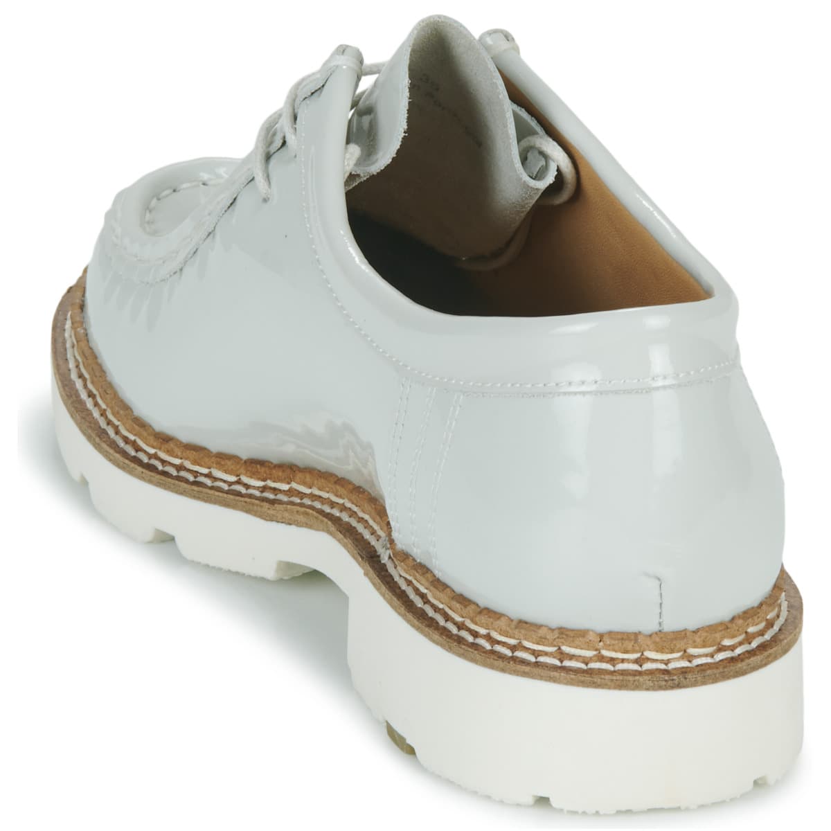Women's Derby Shoes Pellet White