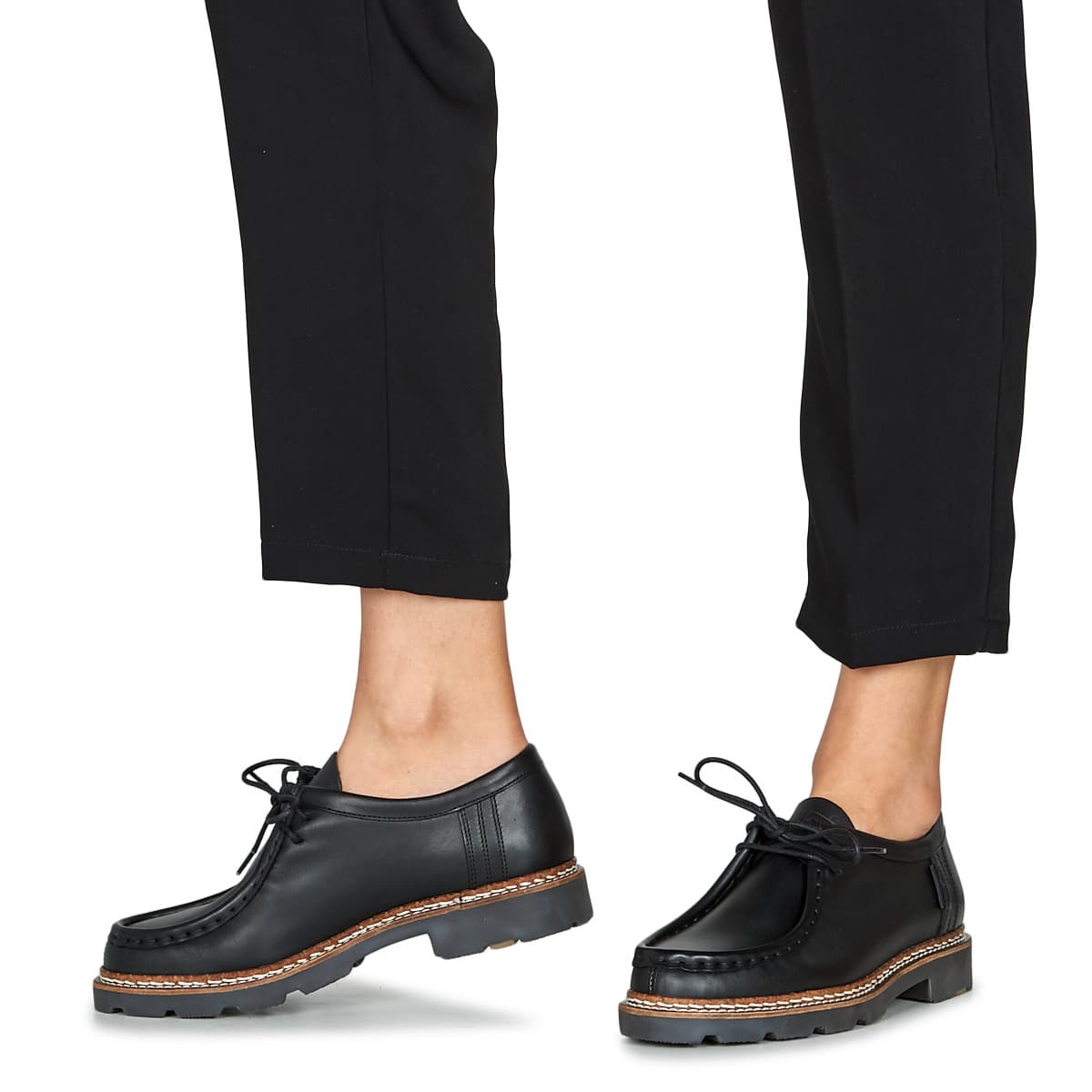 Women's Derby Shoes Pellet Black