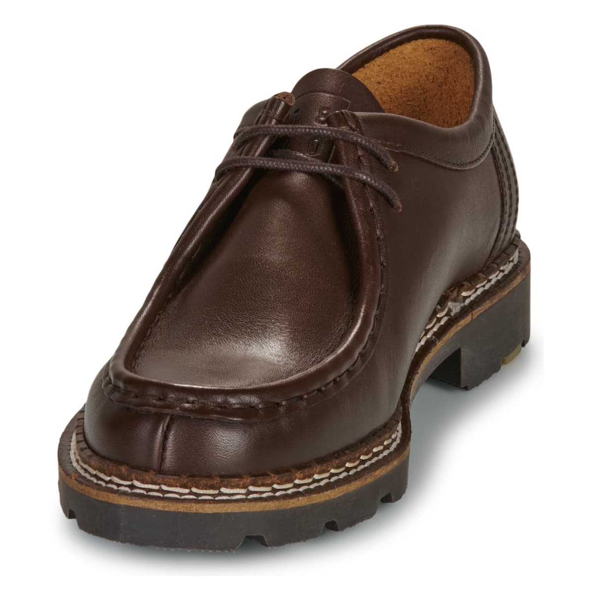 Women's Derby Shoes Pellet Brown