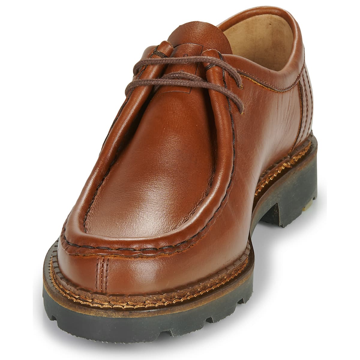 Women's Derby Shoes Pellet Brown