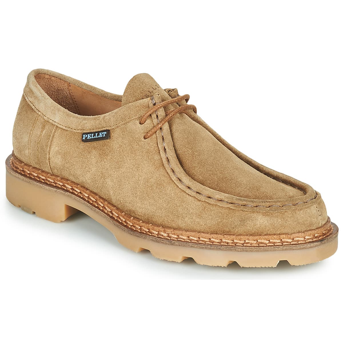 Women's Derby Shoes Pellet Brown