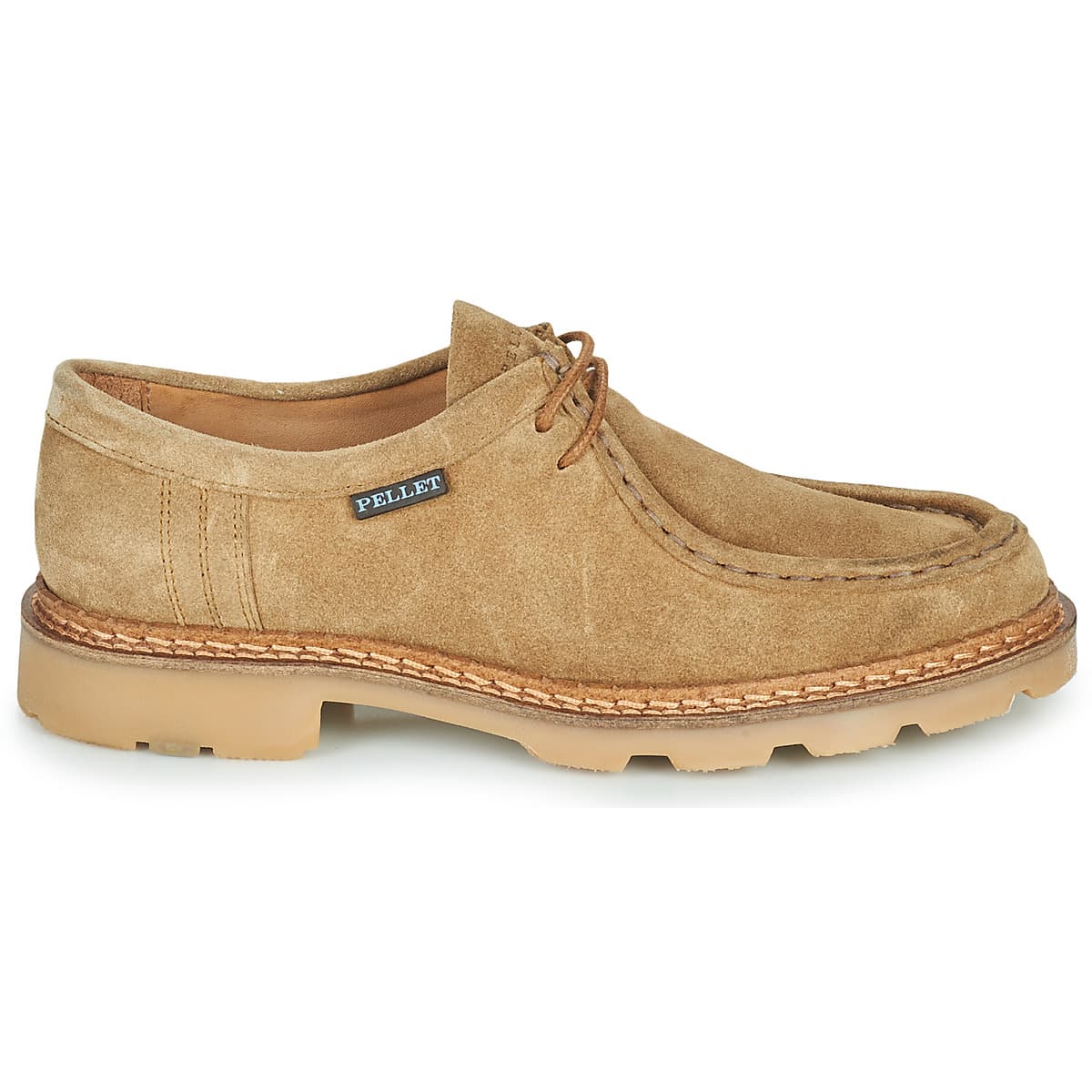 Women's Derby Shoes Pellet Brown