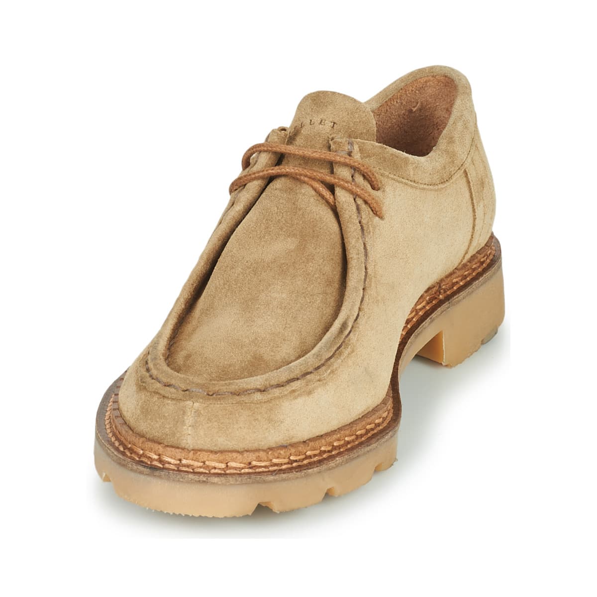 Women's Derby Shoes Pellet Brown