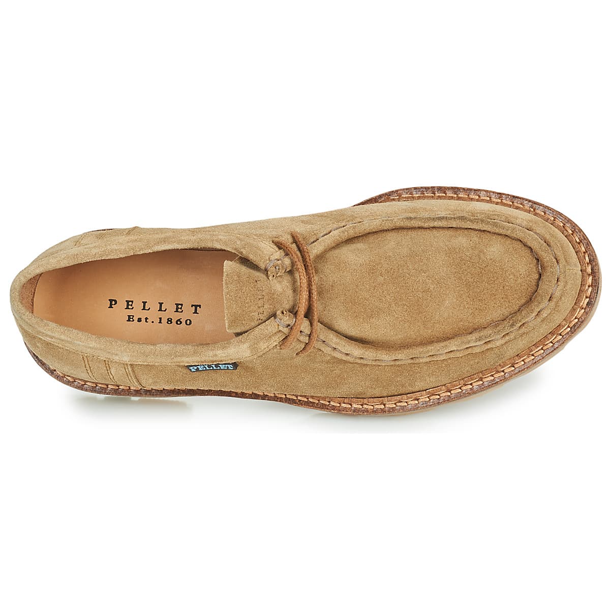 Women's Derby Shoes Pellet Brown