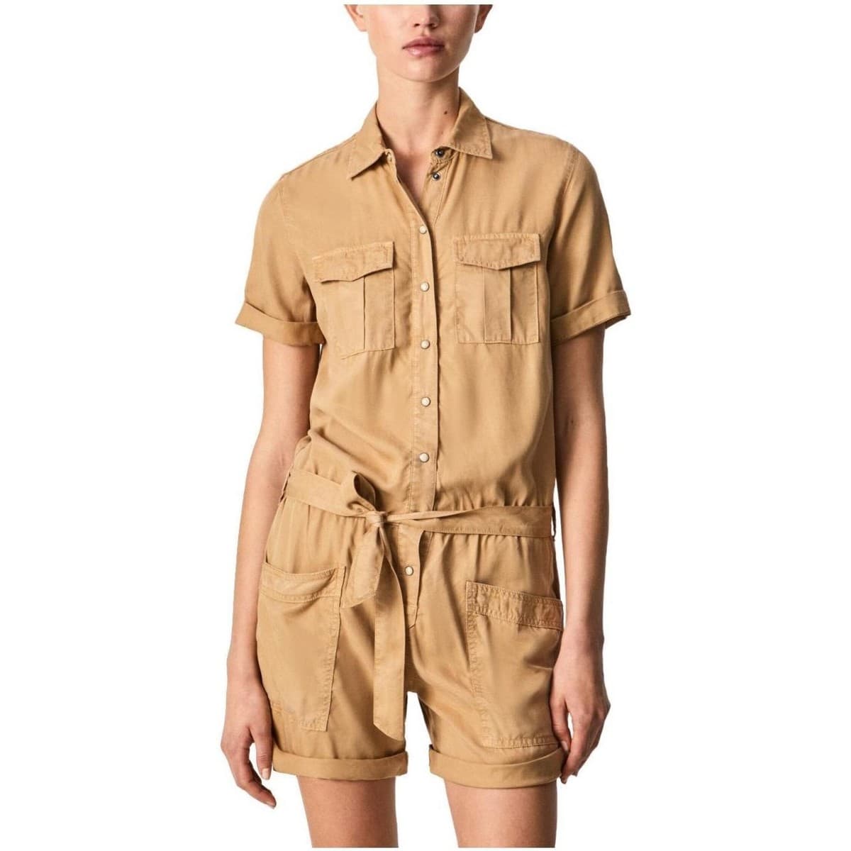 Women's Dresses Pepe Jeans Beige