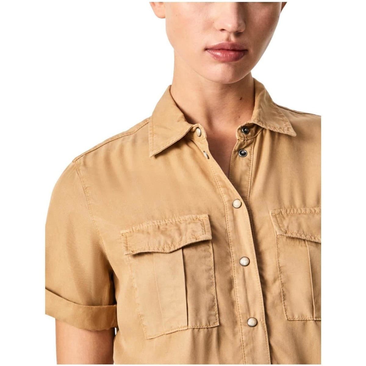 Women's Dresses Pepe Jeans Beige