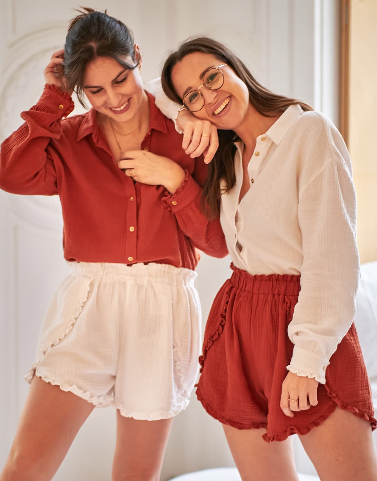 Women's Shorts Céleste White