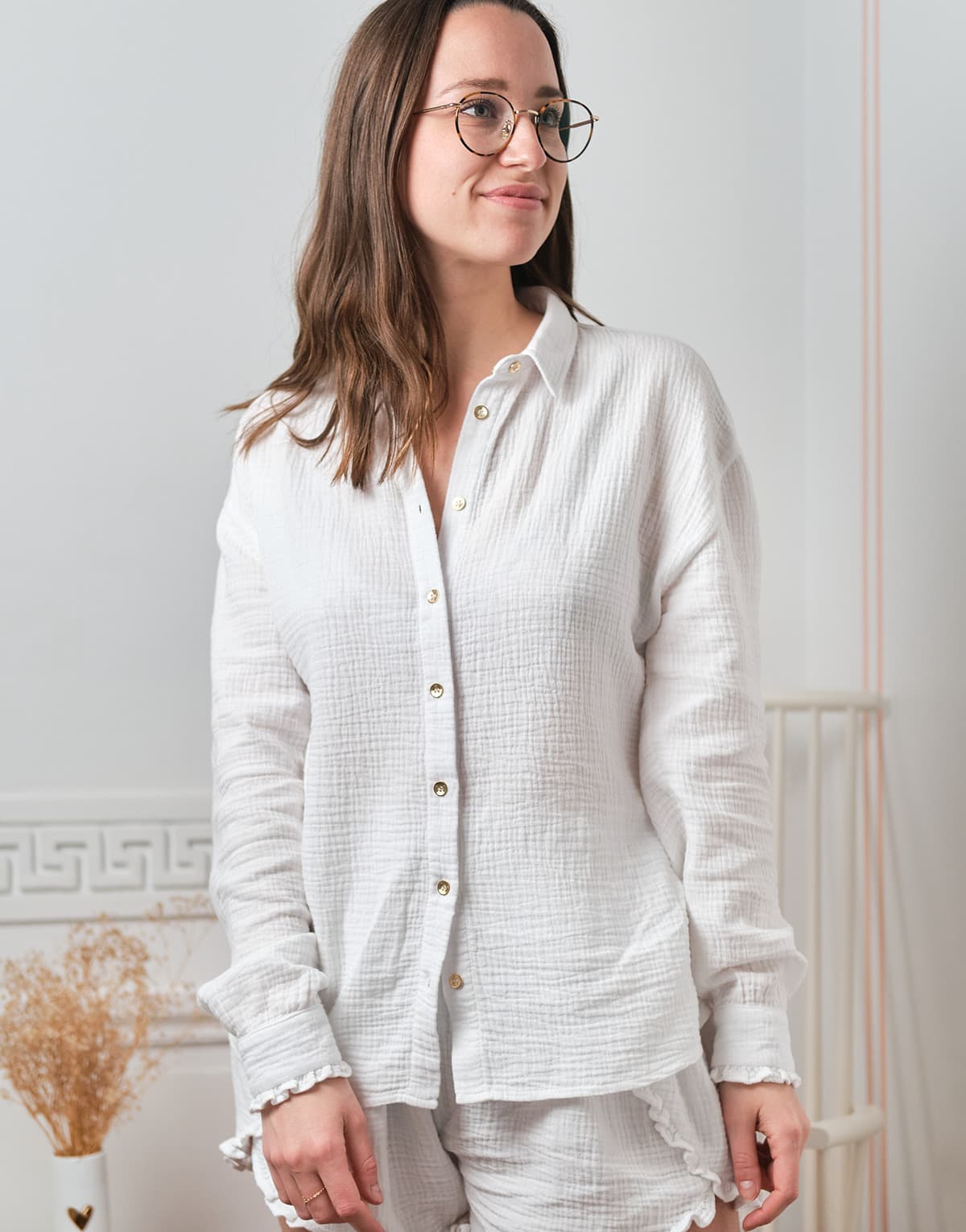 Women's Shirts Céleste White
