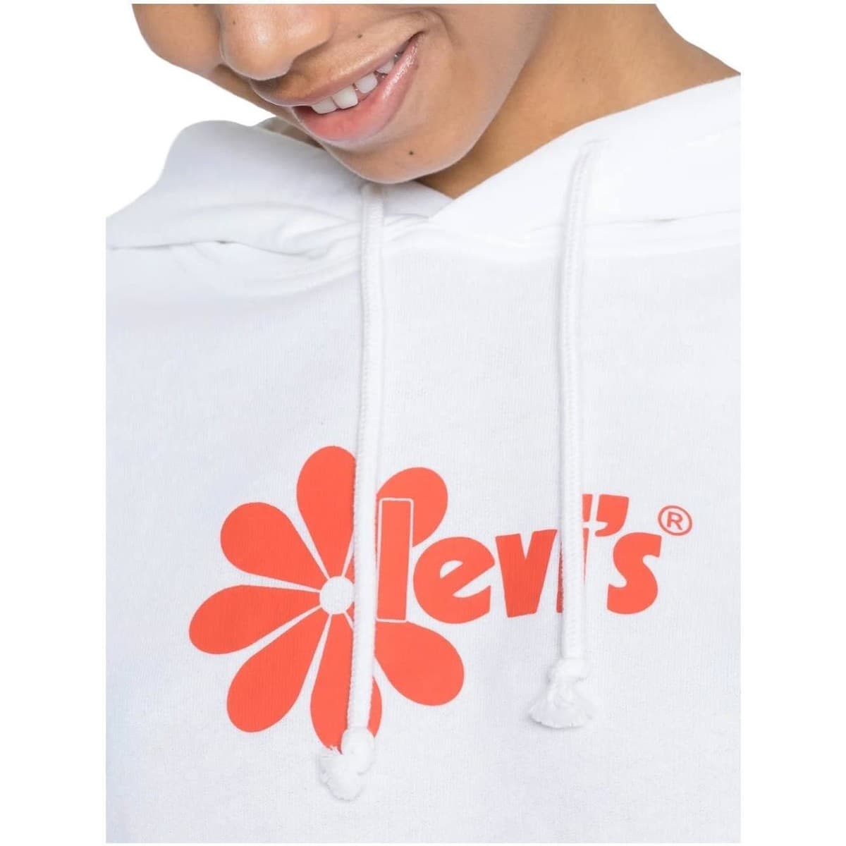 Women's Sweatshirts Levis White