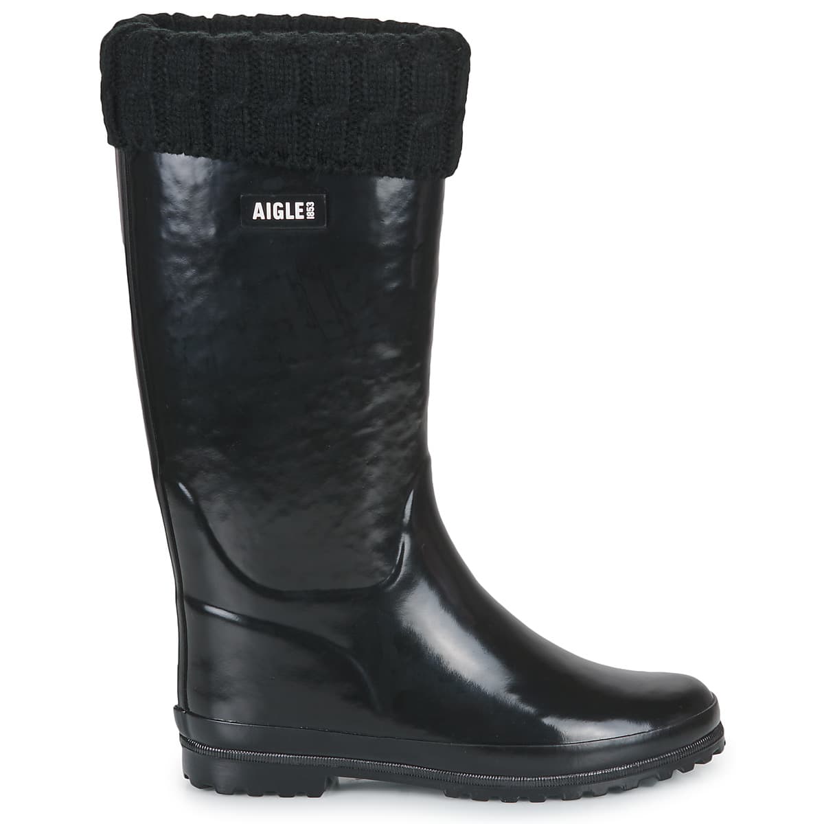 Women's Wellington Boots Aigle Black