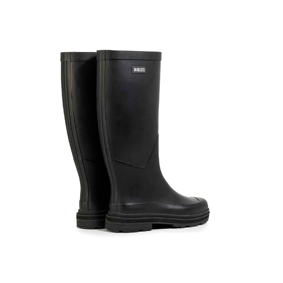 Women's Wellington Boots Aigle Black